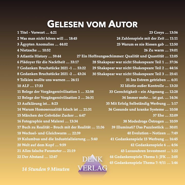 Gedankenspiele 16 - Hörbuch product image (2)