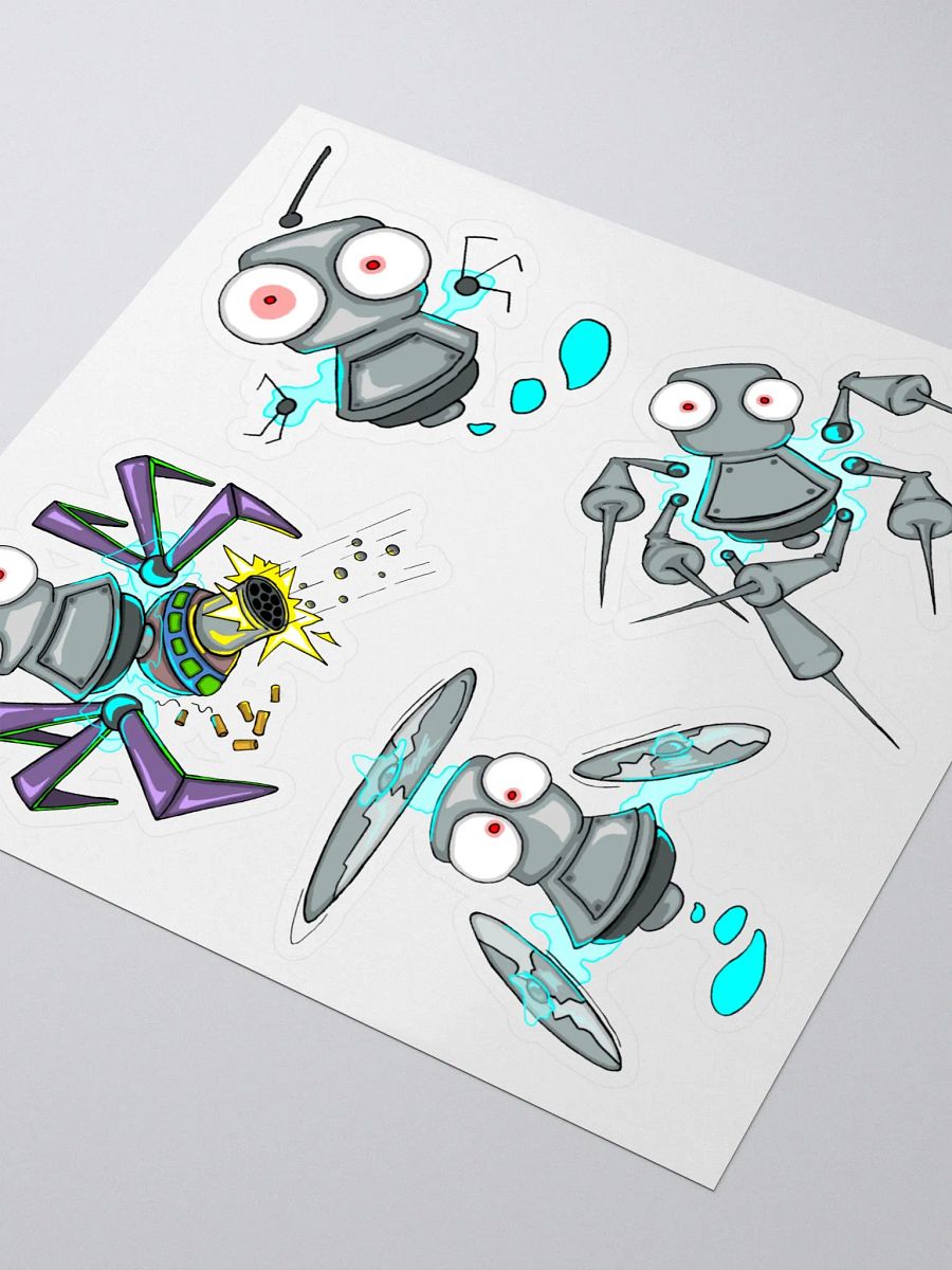 Procrastitron Stickers product image (3)
