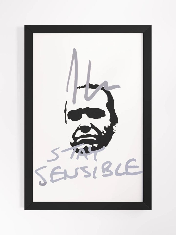 Jon Hare Stay Sensible Framed High-Quality Matte Poster product image (1)