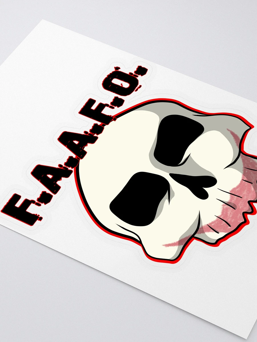 F.A.A.F.O. Skull stickers product image (3)