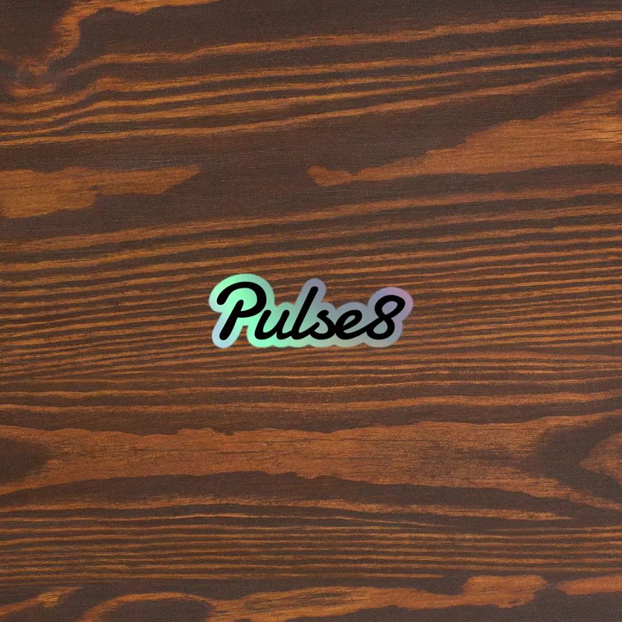 Pulse8 Logo Holo Sticker product image (3)