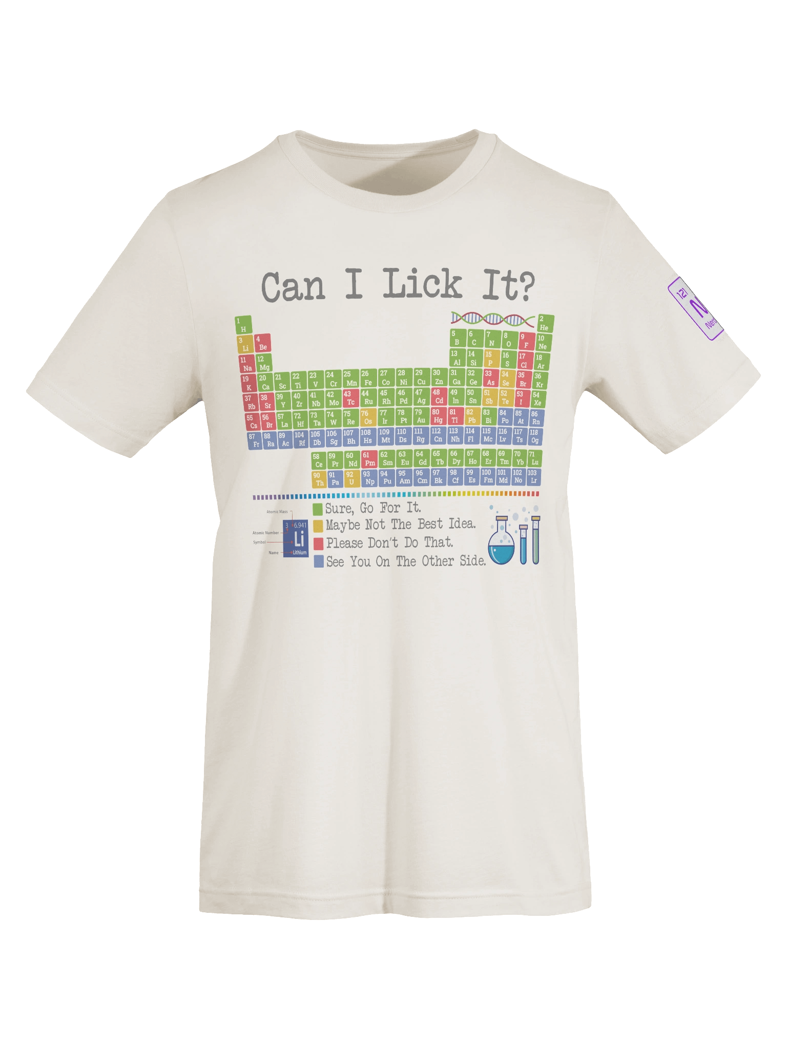 Can I Lick It? Ladies Tee - Gray Text product image (56)