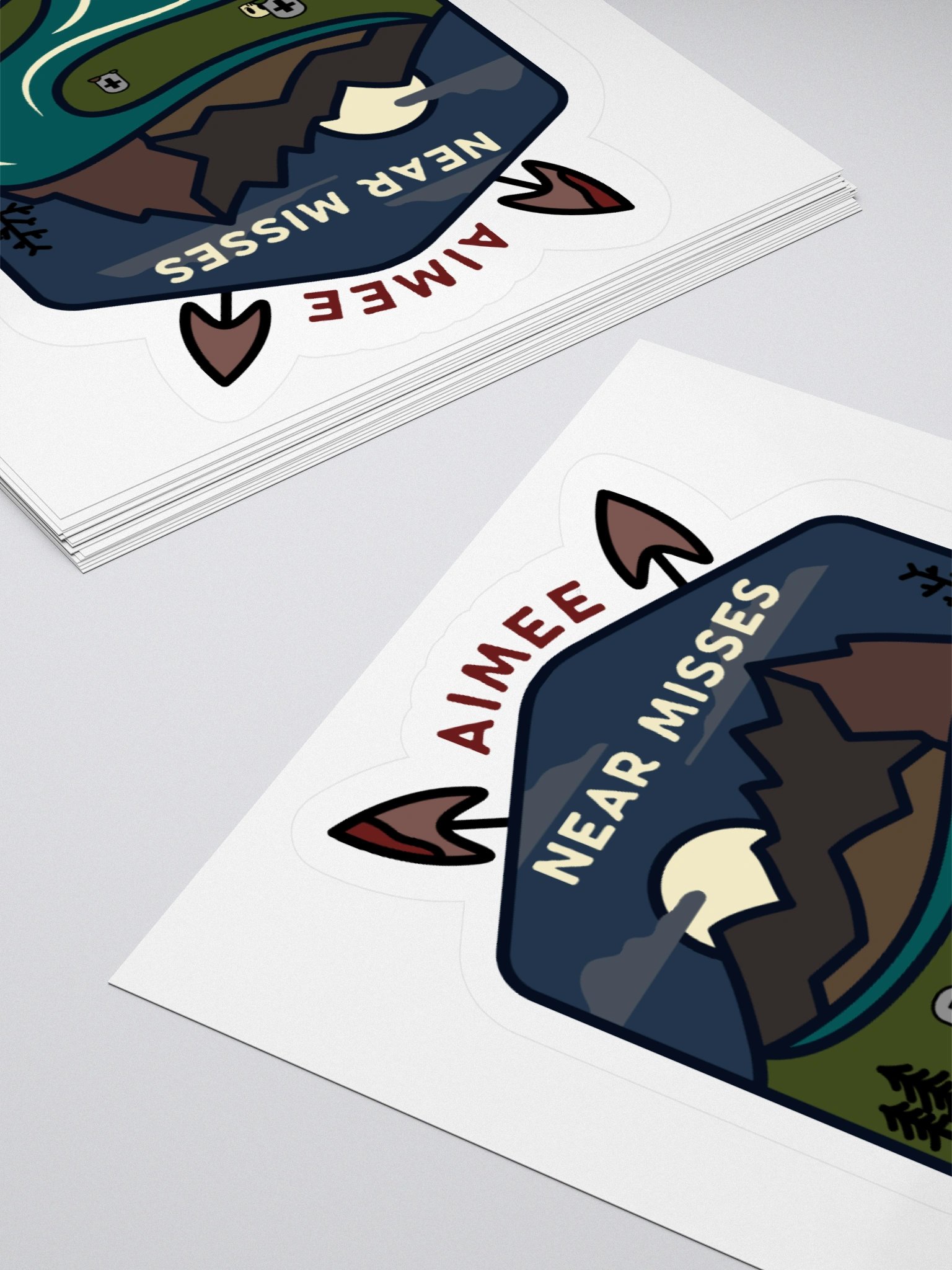 NEAR MISSES, Aimee Sticker product image (4)