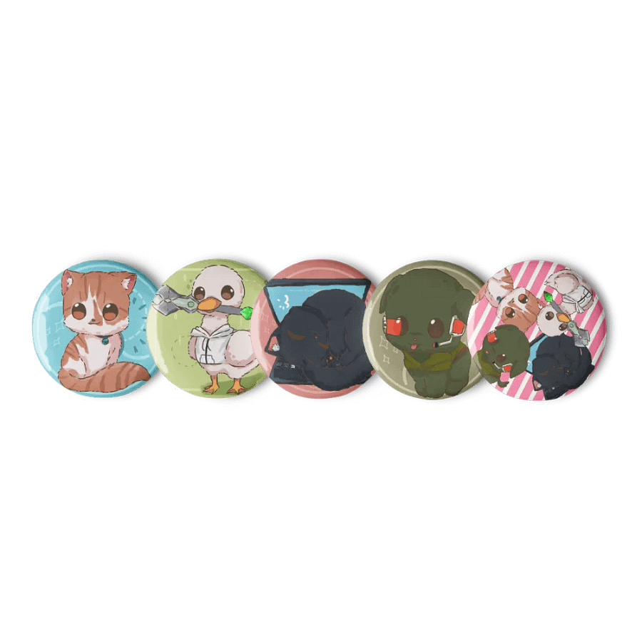 Homies animal pin set product image (1)