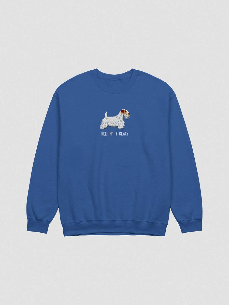 Keepin' It Sealy Sweatshirt (Embroidered) of a Sealyham Terrier(Brown & White) product image (7)