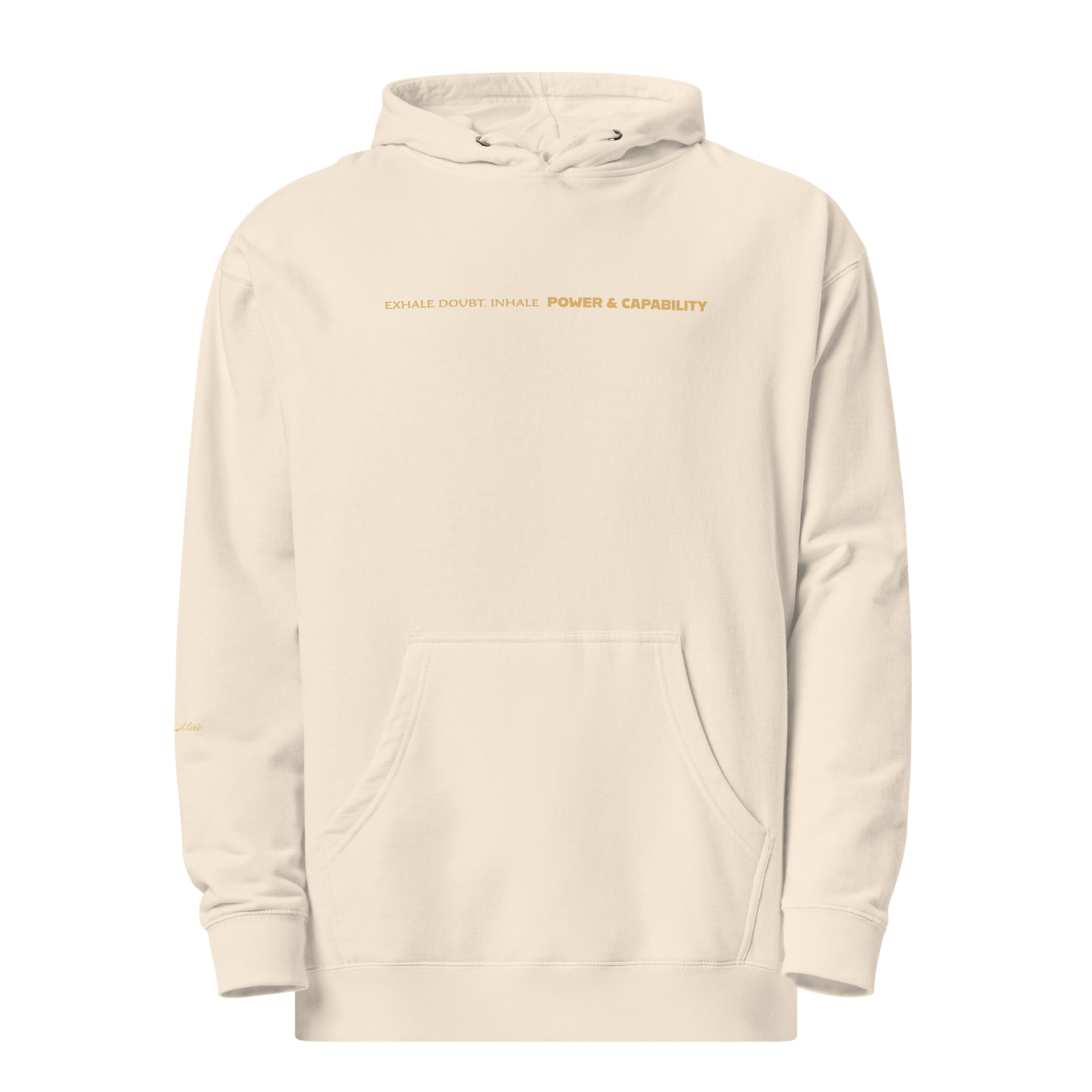 Soully Mine- GOLD PRINT Exhale, Inhale Hoodie product image (13)