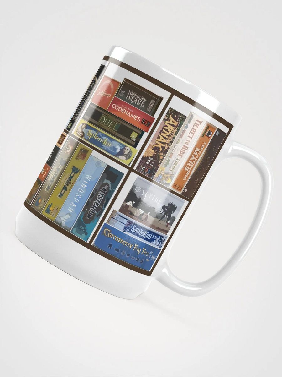 Board Game Collection Mug, large 15 oz Kallax Coffee Cup for Board Gamers product image (6)