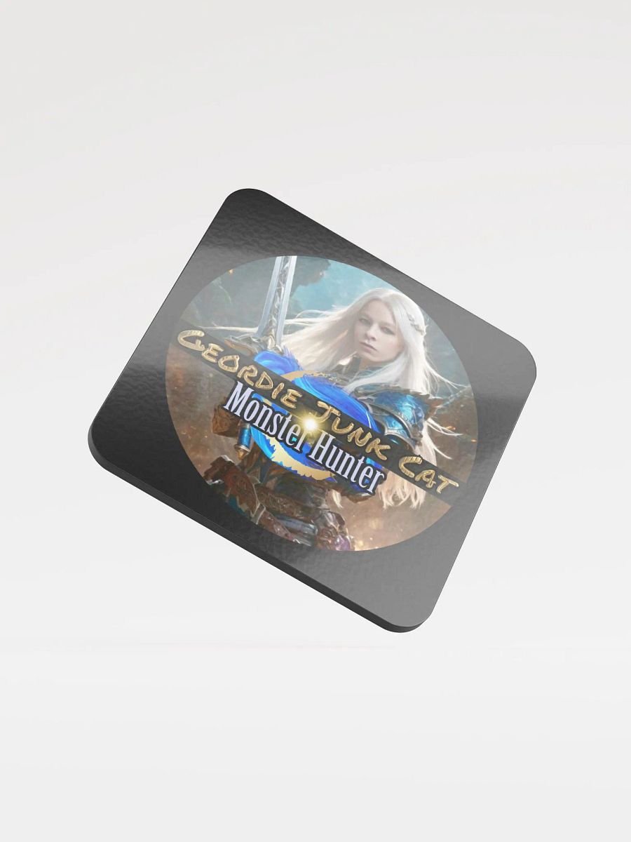 MONSTER SLAYER ONE Drink Coaster (3.74″x 3.74″, US and EU SHIPPING) product image (1)
