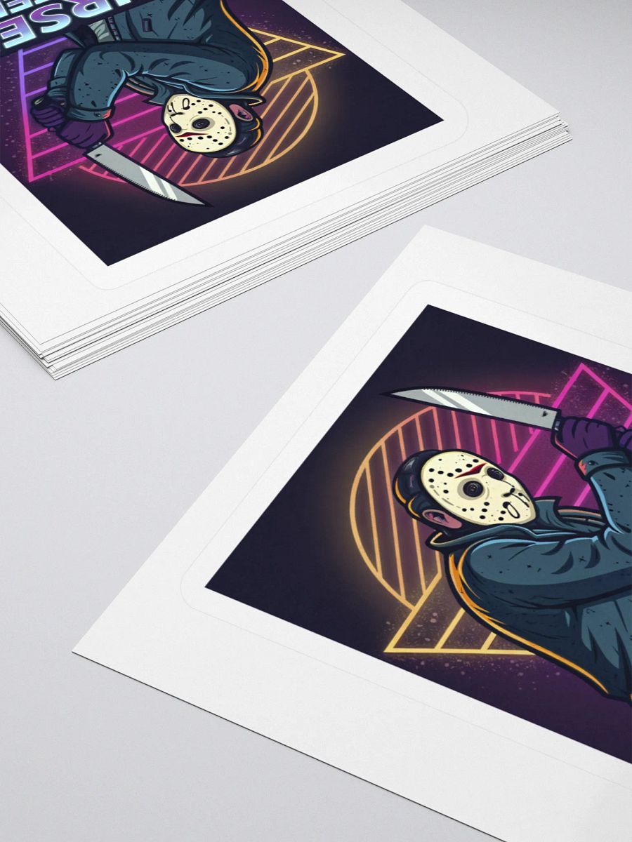 Cursed Content Sticker, Featuring the Shimmer Lake Slasher: Variant #1 product image (4)