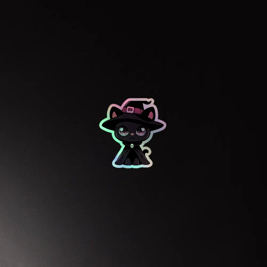 Witchy Cat Holographic Sticker Sheet product image (4)