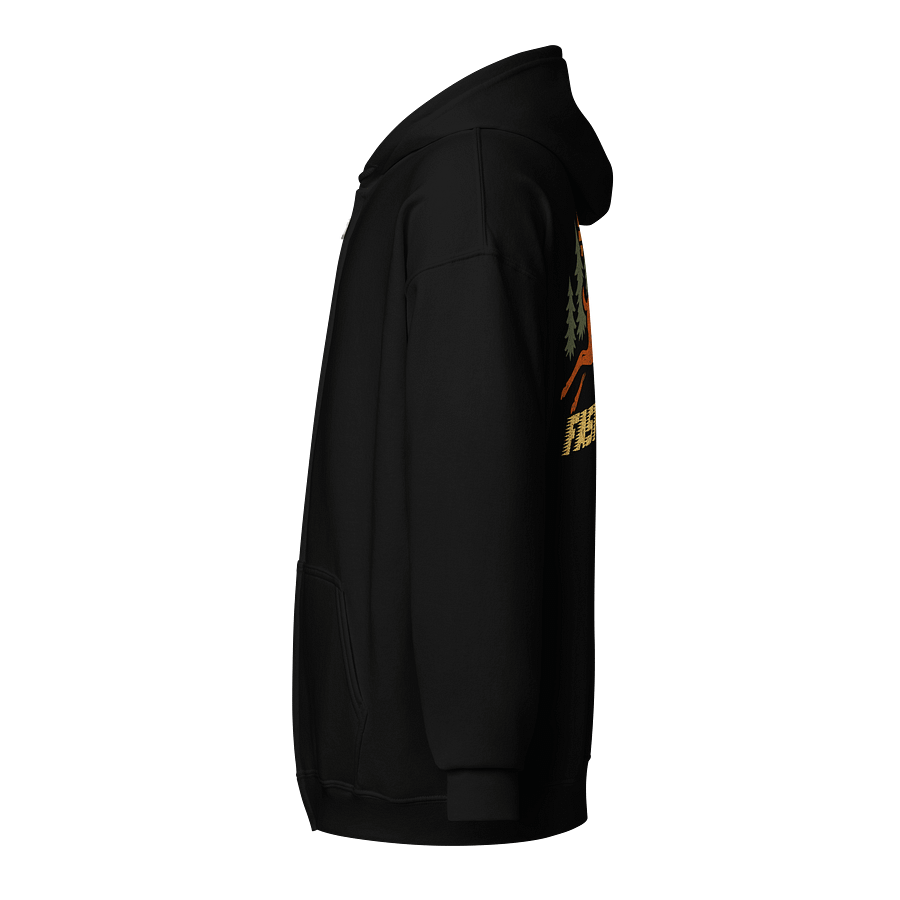 Fast Food Zip Hoodie – Bold Vintage Hunting Sweatshirt product image (6)