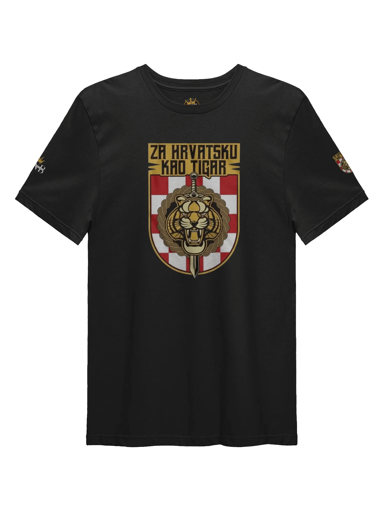 Za Hrvatsku Kao Tigar Patriotic Tee product image (1)