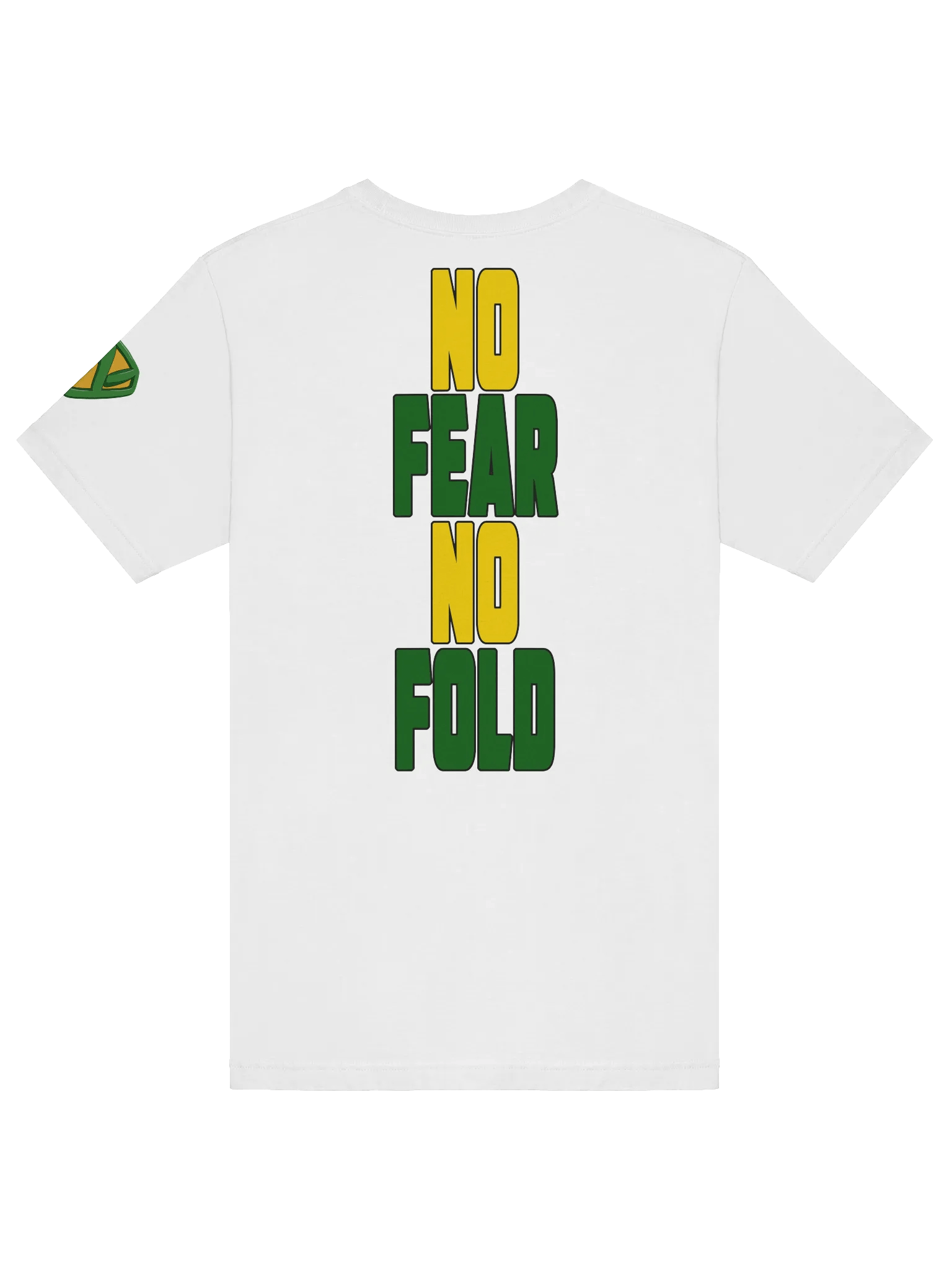 WAK PACK – No Fear No Fold Tee (Alpha Logo 2025 Edition) product image (6)