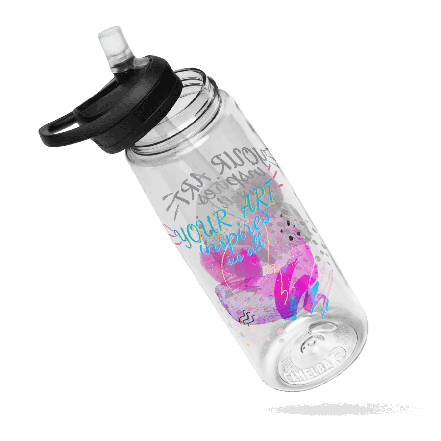 Camelback water bottle with beautiful artistic design 'Your Art inspires us