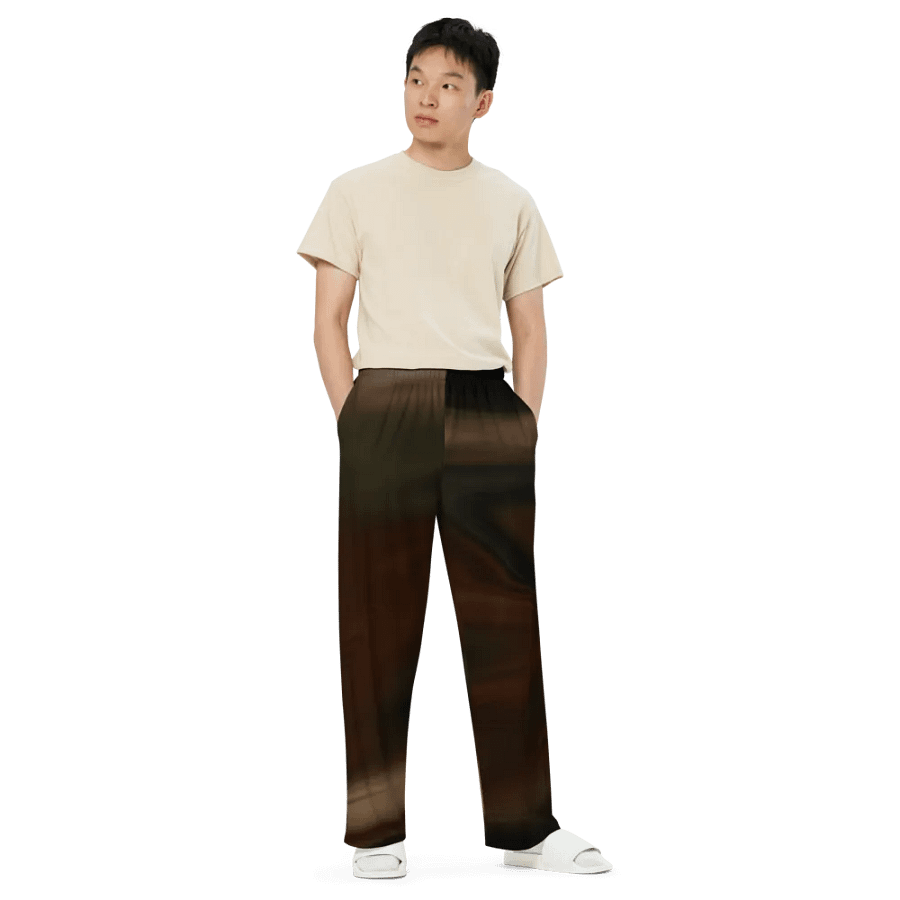 Camouflage Pattern Unisex Wide Leg Pants | Camo Pattern Pants product image (7)