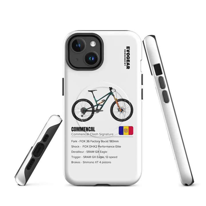 White Commencal Clash Signature iPhone MagSafe Case 2.0 product image (1)