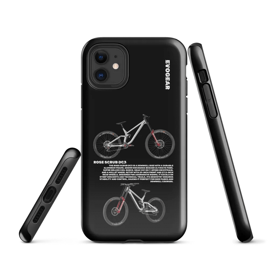 Black Rose Scrub DC3 iPhone Case product image (1)