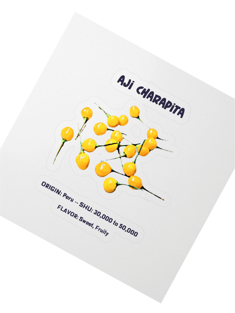 Aji Charapita Pepper Kiss Cut Stickers product image (2)