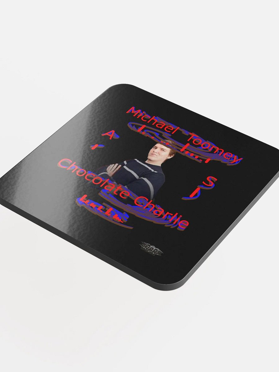 Michael Toomey As Chocolate Charlie 00 - Black - Glossed Cork Coaster product image (4)