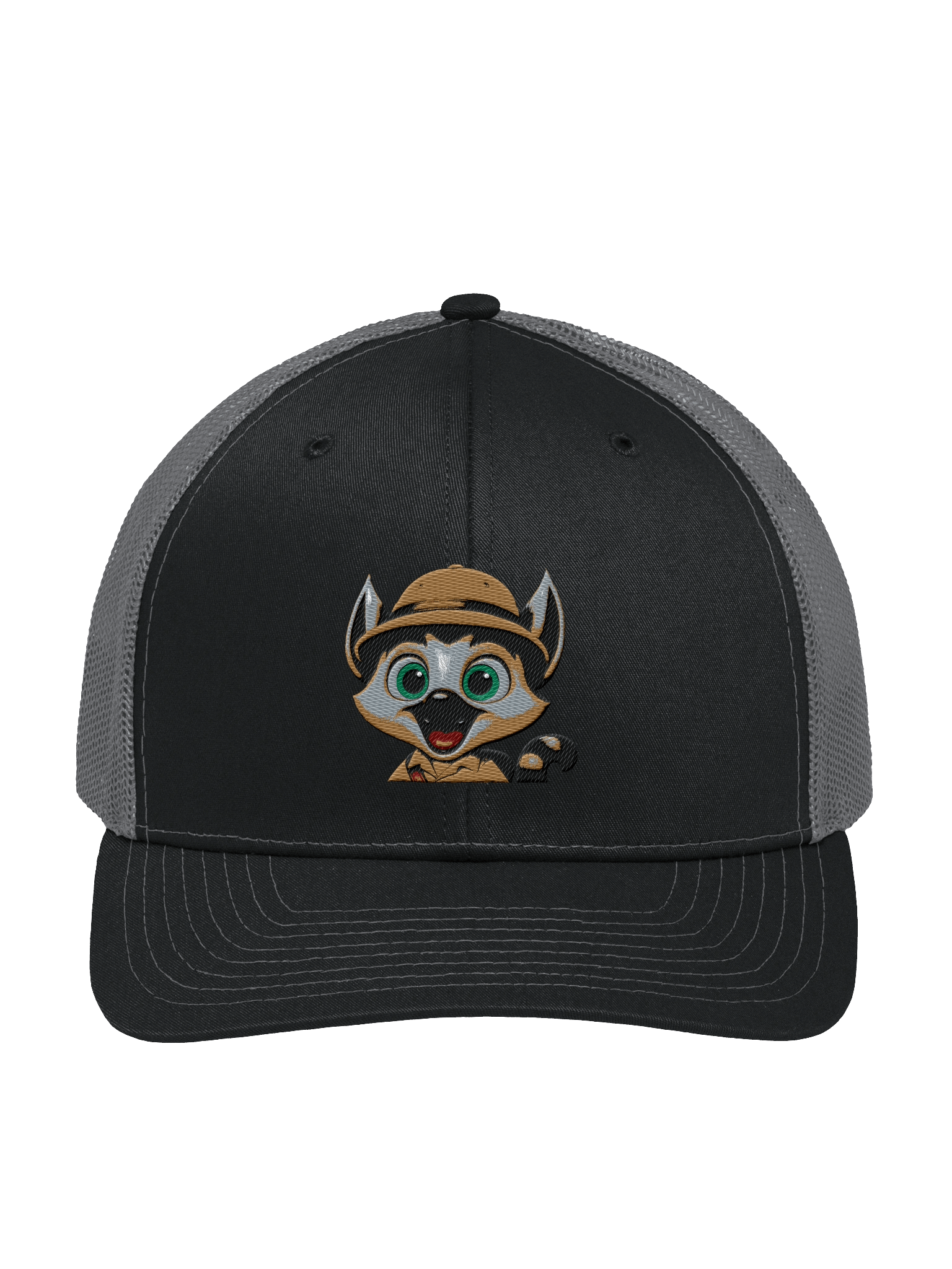 Lemur jungle trucker hat product image (1)