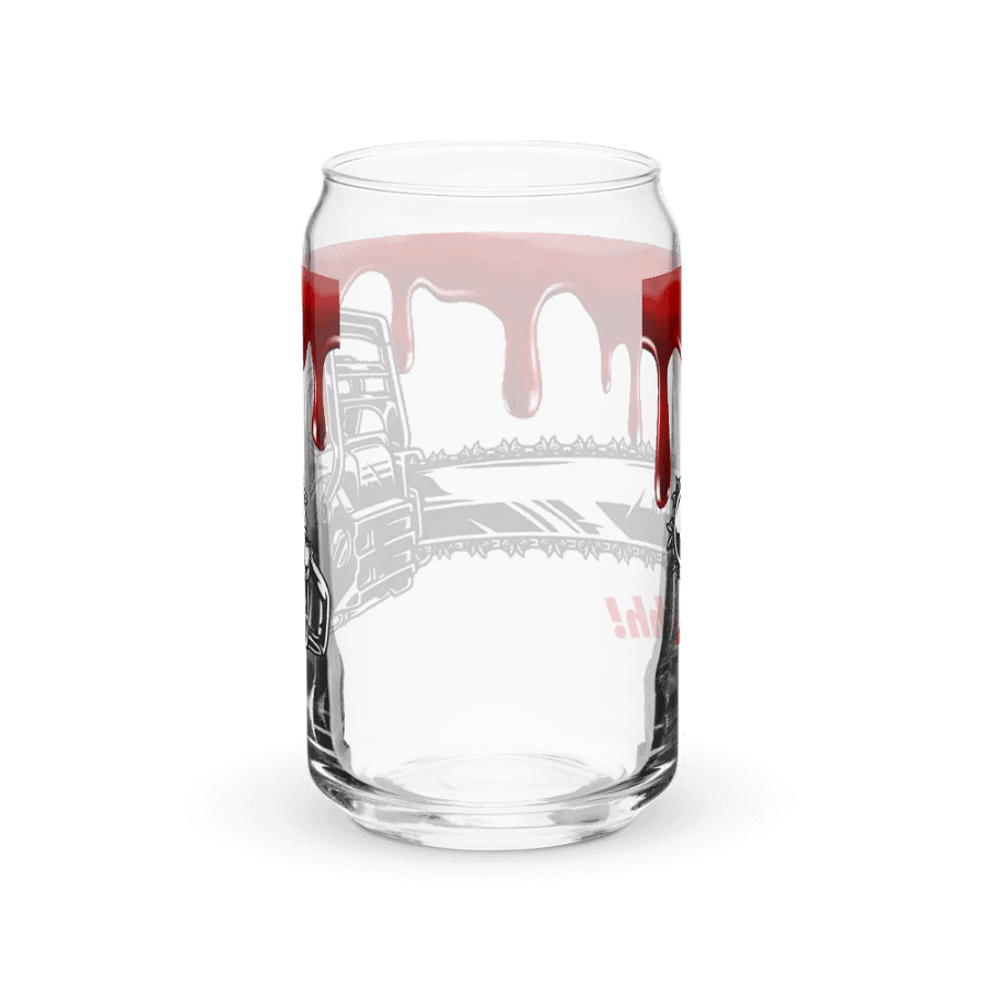 Chainsaw Scare! Glass Can Cup product image (38)