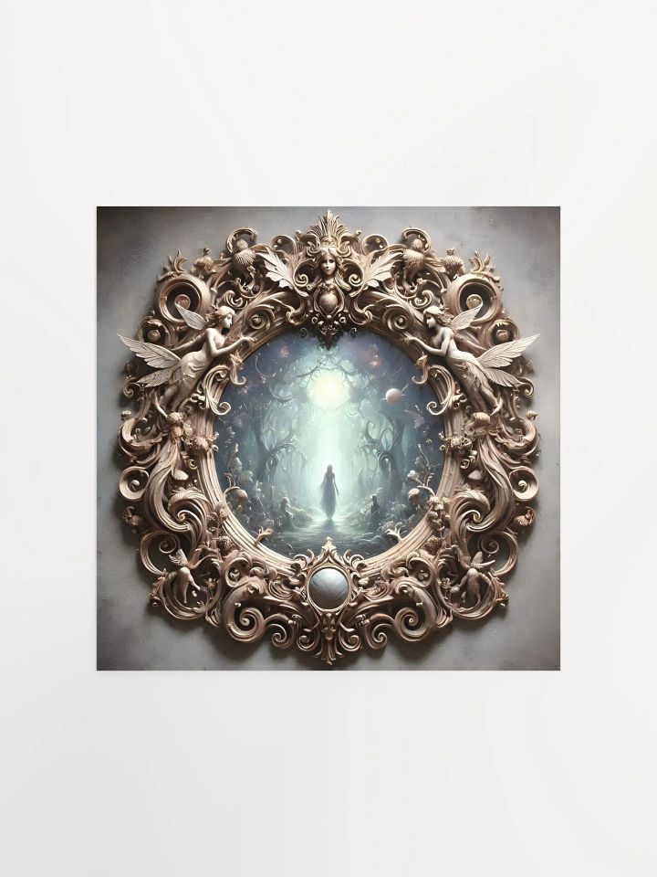 Mirror Realm Glow Matte Poster product image (1)