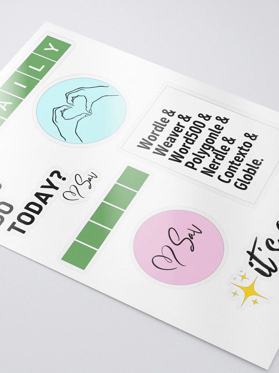 Sav Sticker Sheet product image (3)
