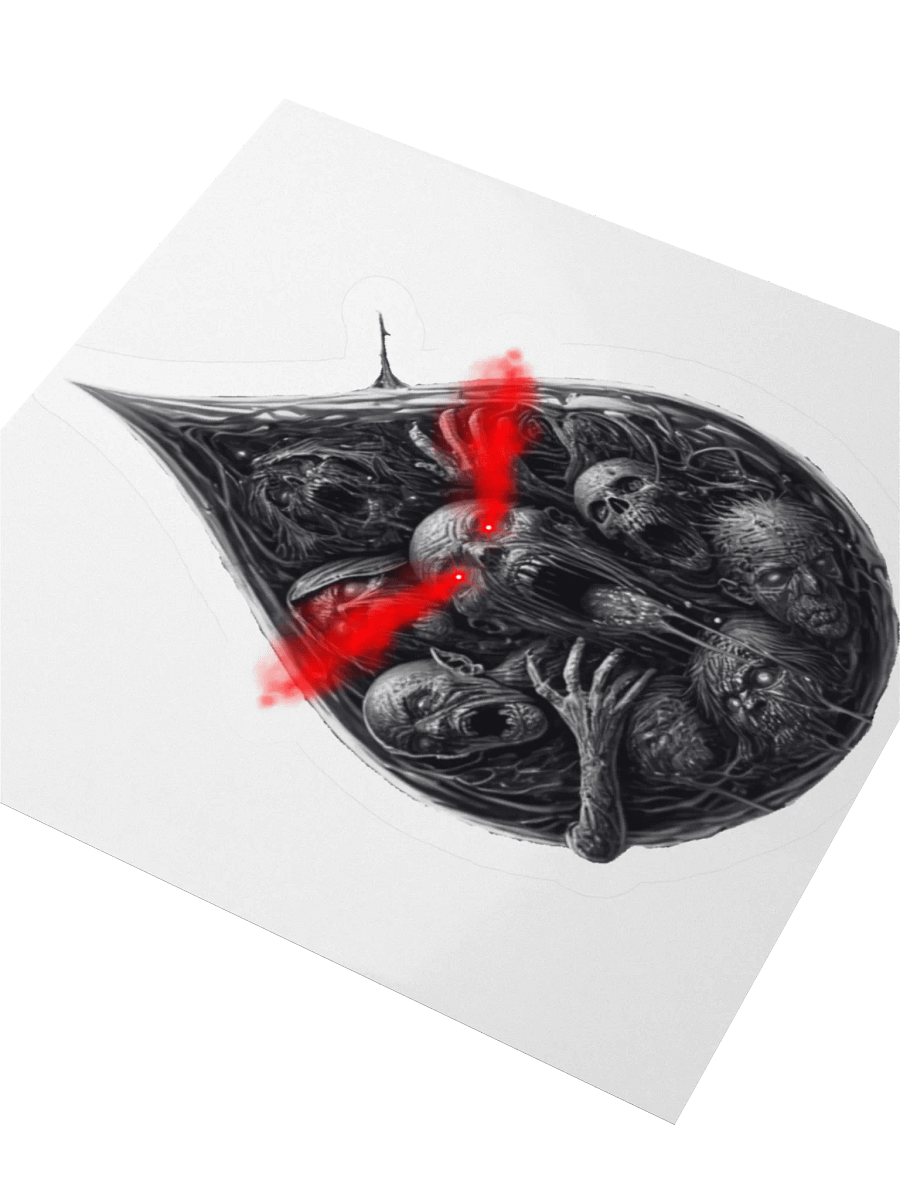 "In a Drop of Blood" Sticker product image (8)