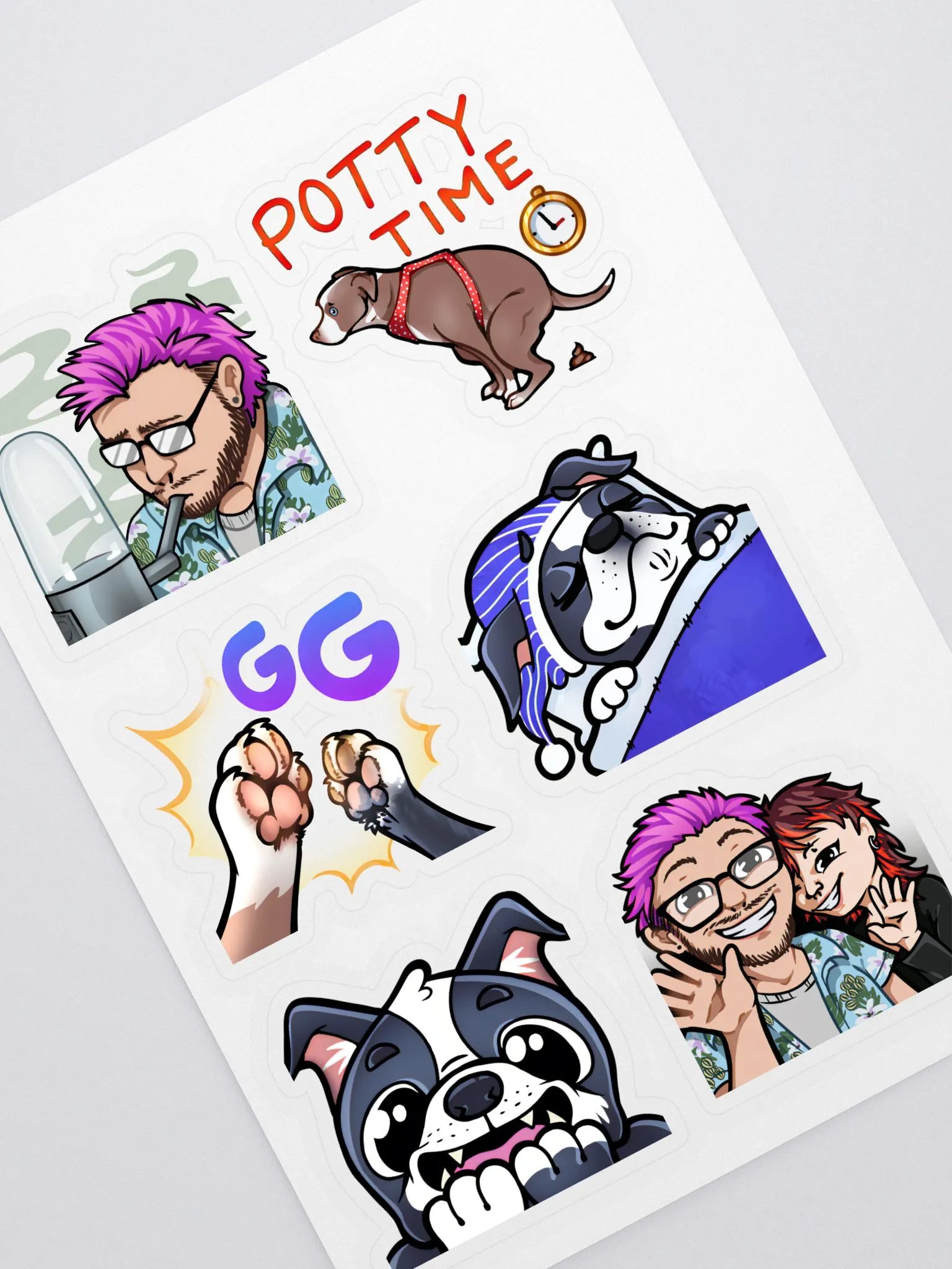 ChromaFeyArt sticker sheet! product image (2)