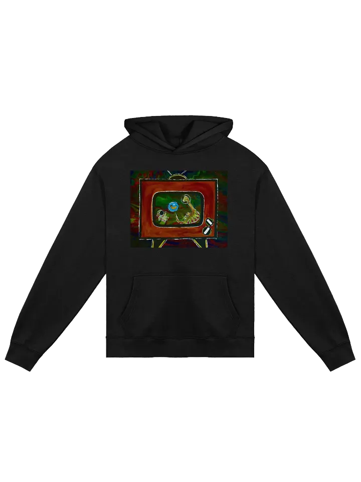 When The Spaceman Met The Space Dinosaur Oversized Hoodie product image (1)