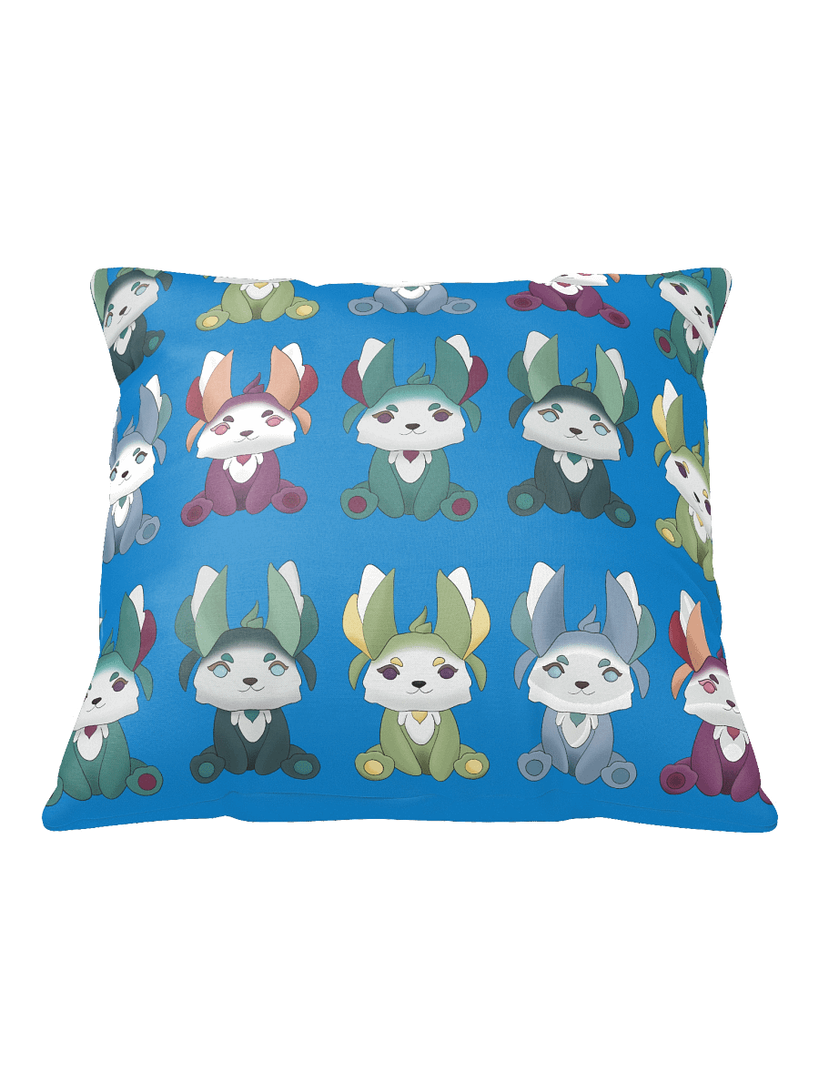 Blue Flutterfox Pattern Pillow - Palia-Inspired product image (1)