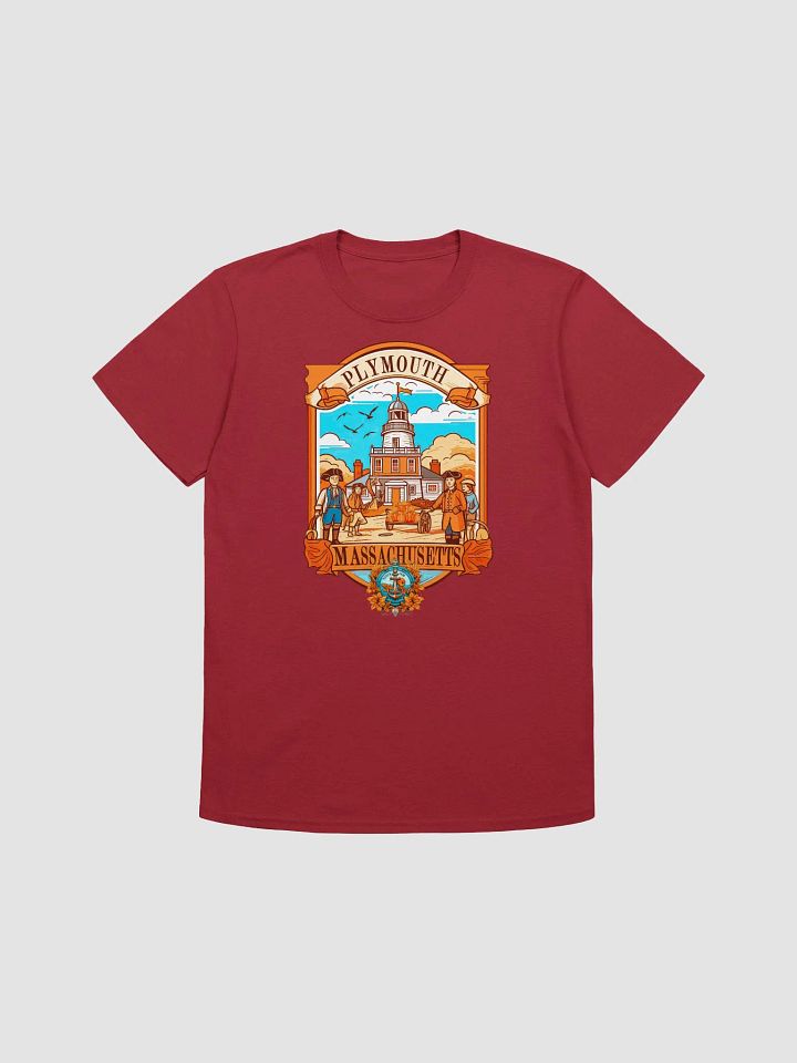 Plymouth, Massachusetts Gildan Sofstyle T-shirt product image (3)