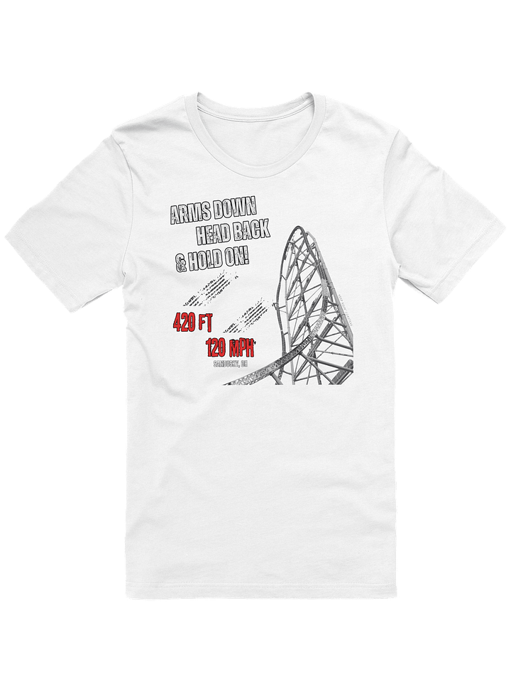 Arms Down, Head Back & Hold On - 420/120 Tee product image (2)