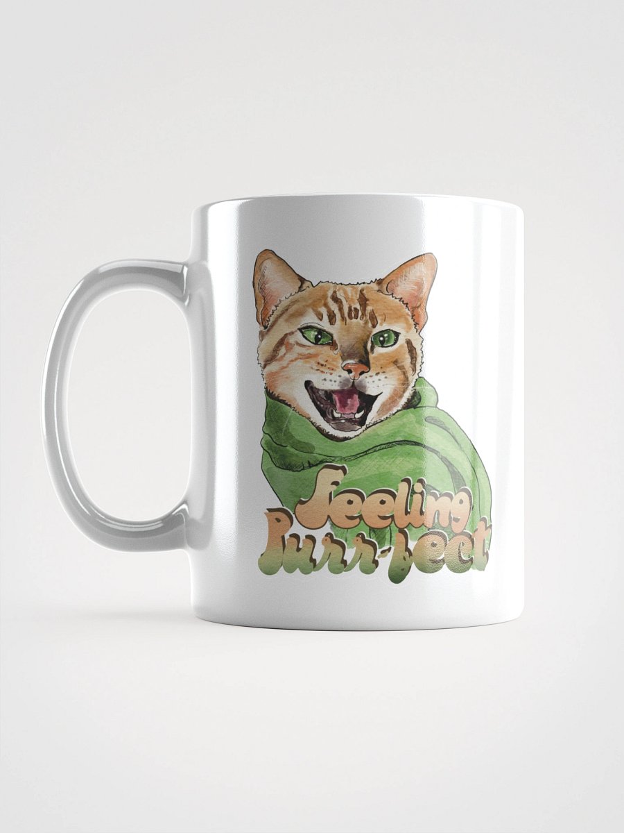 Feeling Purr-fect Cat with a scarf Mug product image (18)