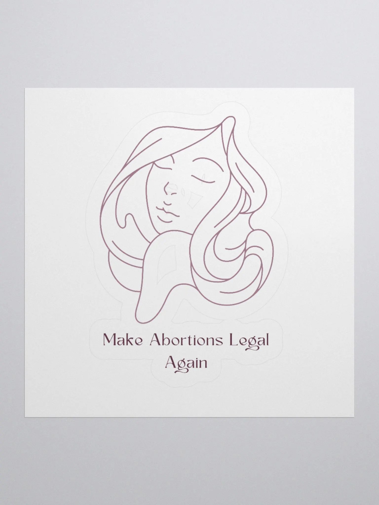 Make abortions legal again stickers product image (1)