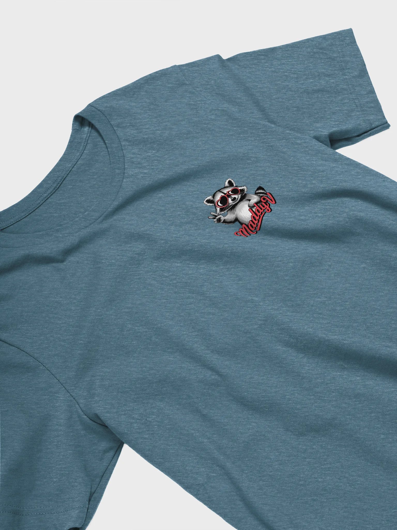 Maddy V Peaceful Raccoon Heart Sunglasses Tee product image (19)