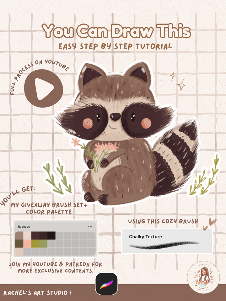 Raccoon’s Color Palette product image (1)