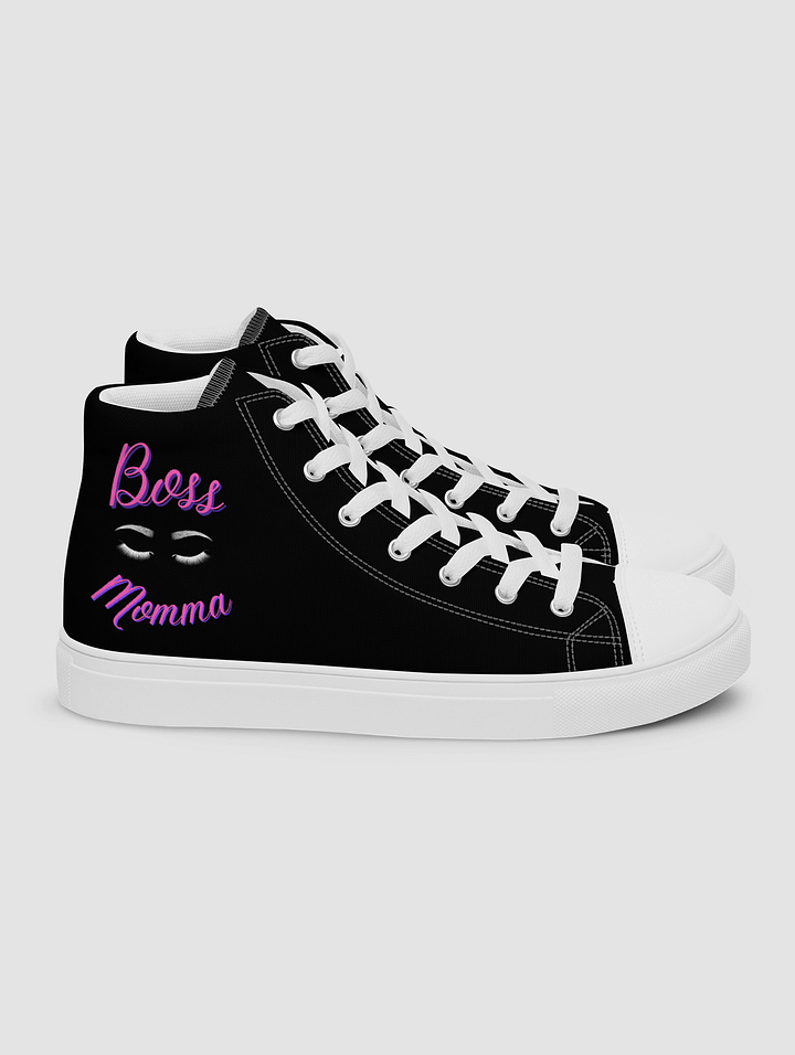 [Boss momma] Women’s high top canvas shoes product image (2)