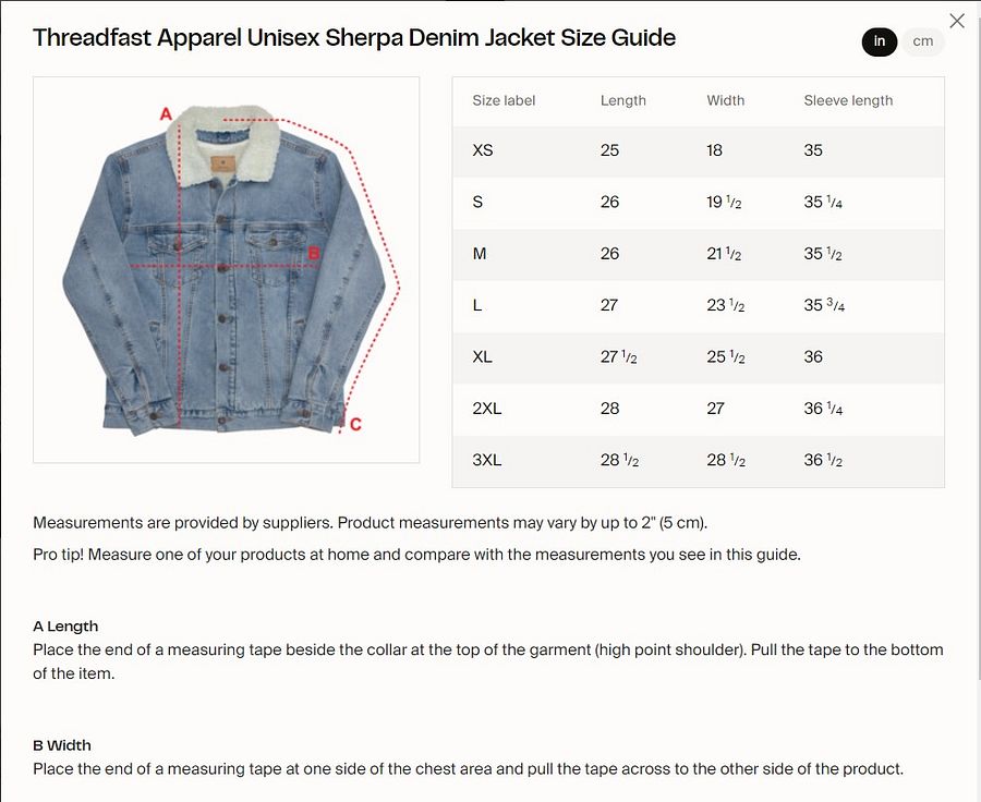 He is My Anchor Unisex Sherpa Denim Jacket product image (5)