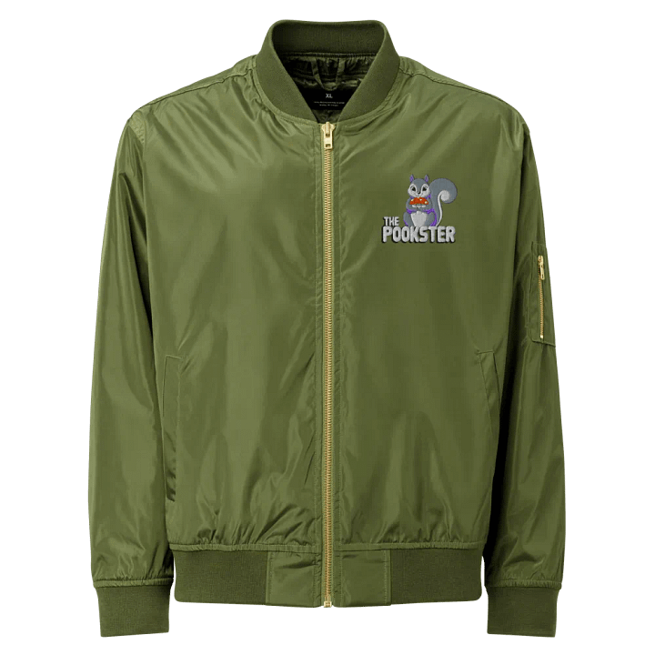 embroidered Pookster's Mushroom Bomber Jacket product image (1)