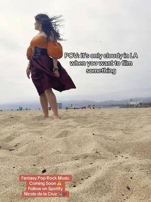 Every. Single. Time. Where’s the sun? 😭 Check out my acoustic single “Rapunzel’s Tower” on Spotify before the official studio version drops in the Fall!! #nicoledelacruz #nicolemariedlc #pov #drama #music #singer #fantasypoprock #poprock #losangeles #summer #indieartist #booktok #fantasy 