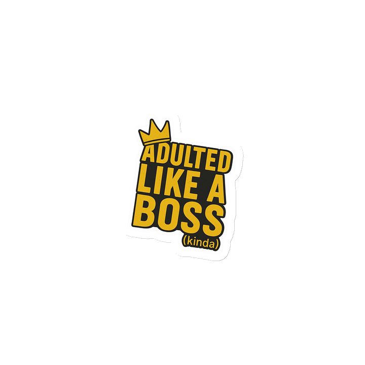 Boss-Level Adulting Die-Cut Magnets product image (1)