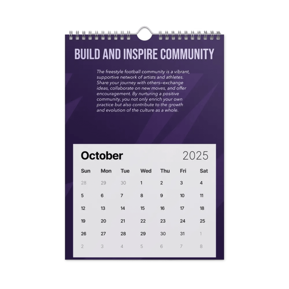 Flair20 Laws of Freestyle Football Calendar product image (11)