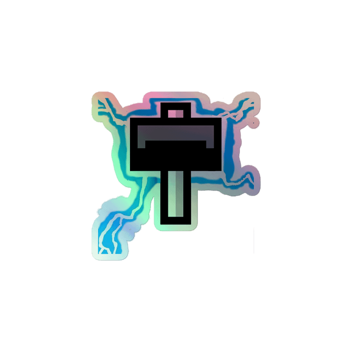 Electrifying Hammer Holographic Sticker Set product image (1)