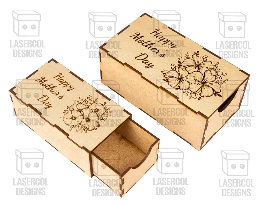 Mother's Day Gift Boxes (2 Sizes, 4 Styles) - Laser Cut Files product image (9)