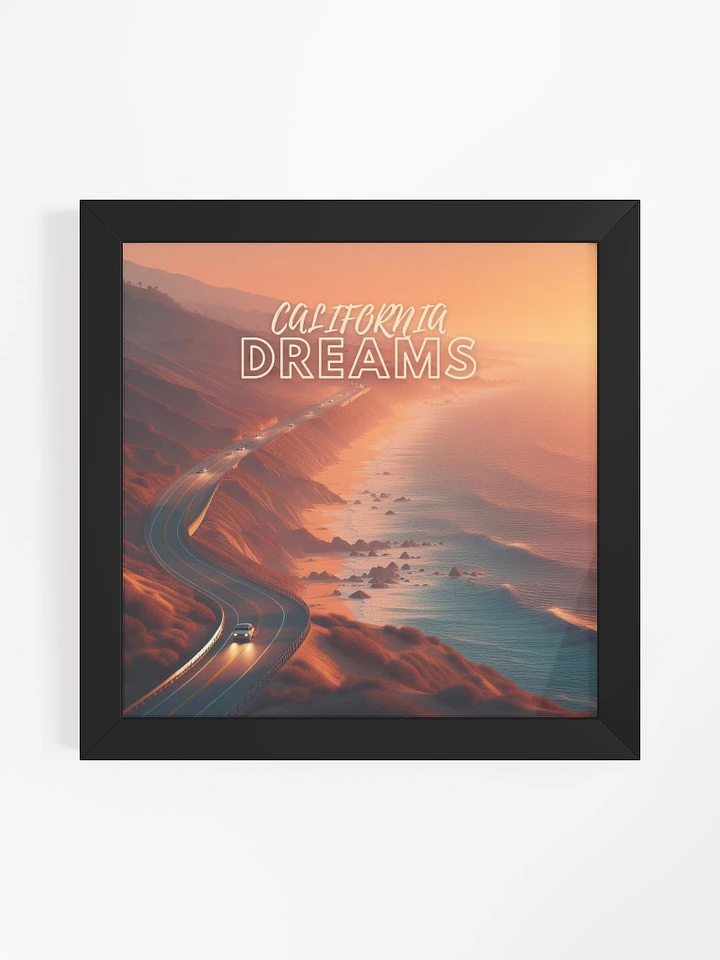 California Dreams Framed Matte Poster - Square product image (1)