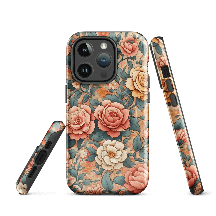 Vintage Rose Garden MagSafe® iPhone® Tough Case - Painting Artwork fit for iPhone 16 15 14 Pro Max product image (3)