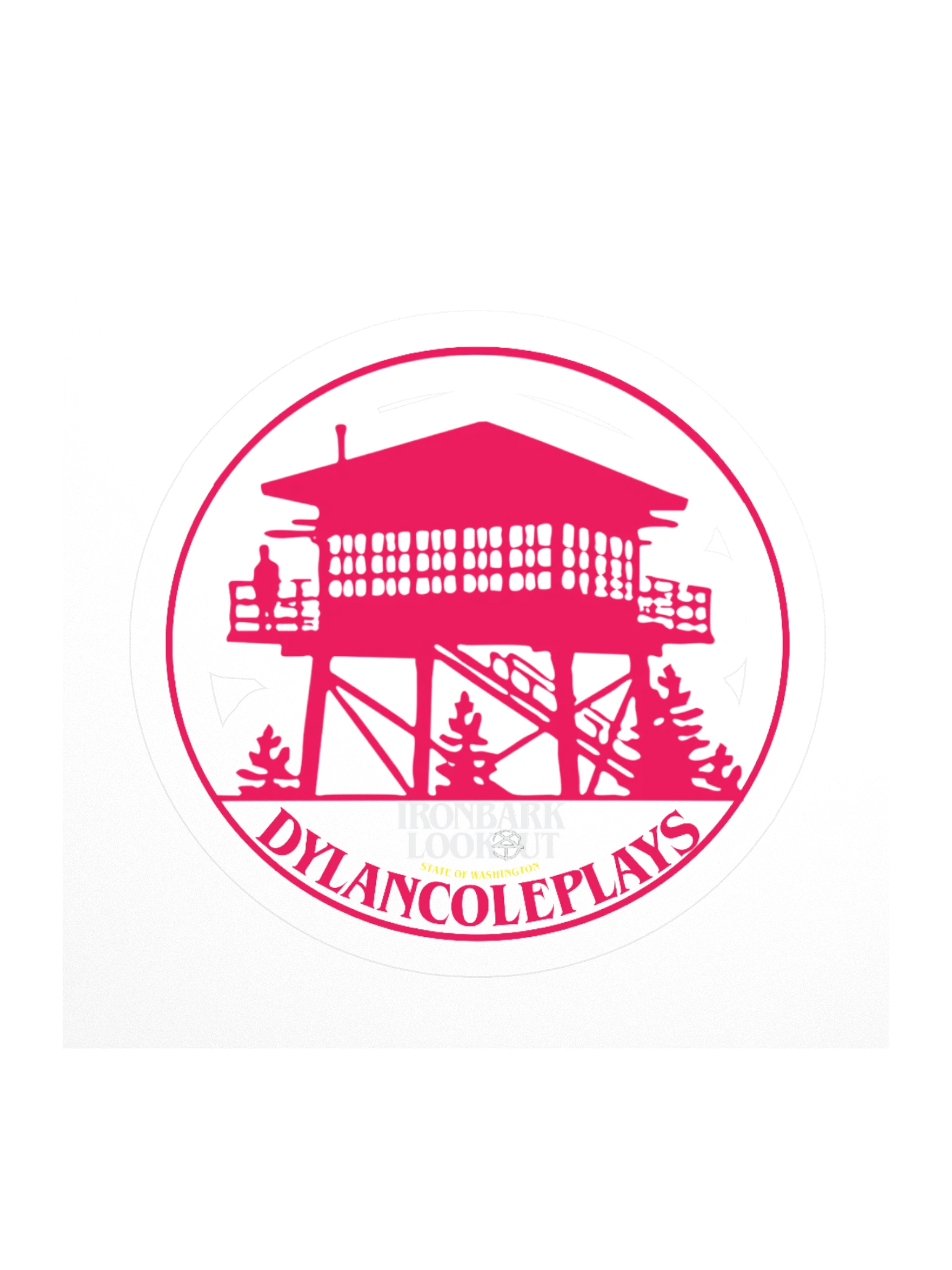 Dylancoleplays State of Washington F2F Sticker product image (1)