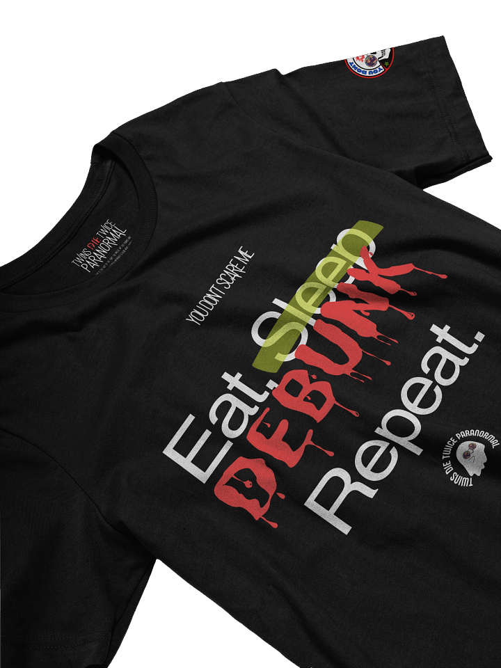 Eat. Sleep. DEBUNK. Repeat. (Dark Colors) Premium Tee product image (2)