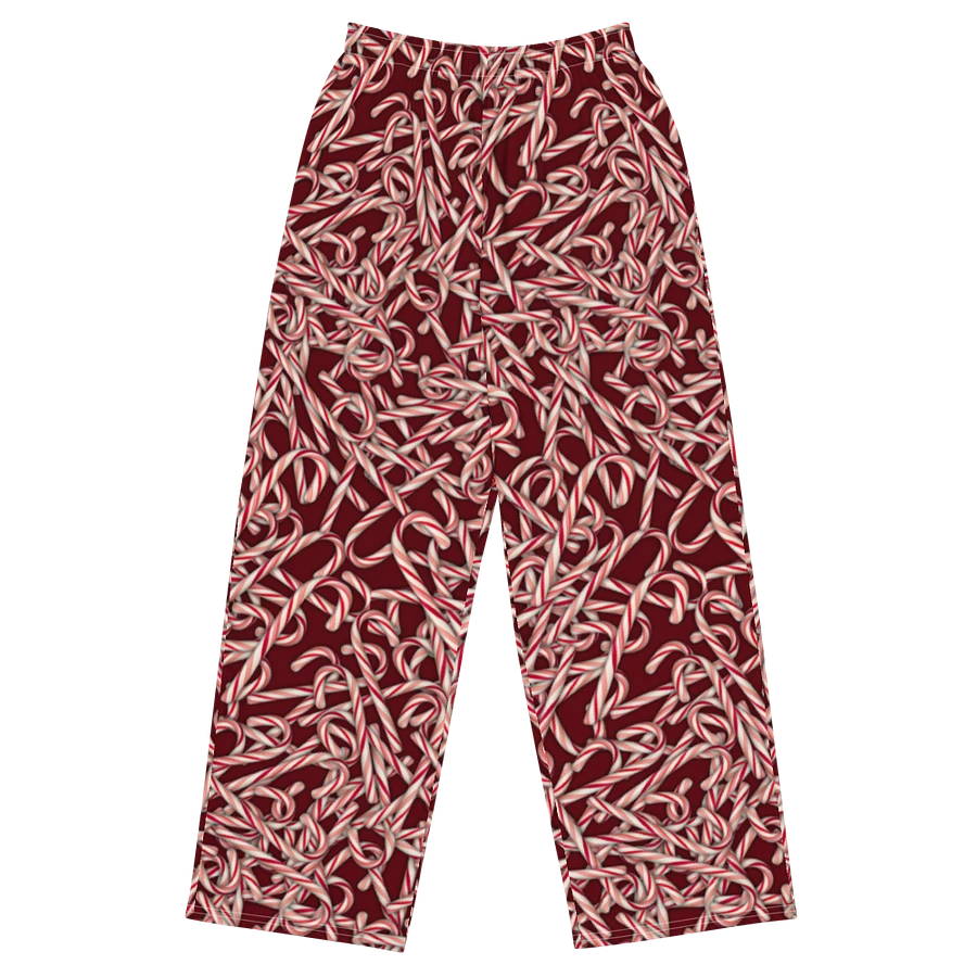Candy Cane Pattern Wideleg Pants product image (2)